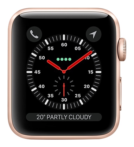 Apple watch series 3 rose gold cellular 38mm best sale